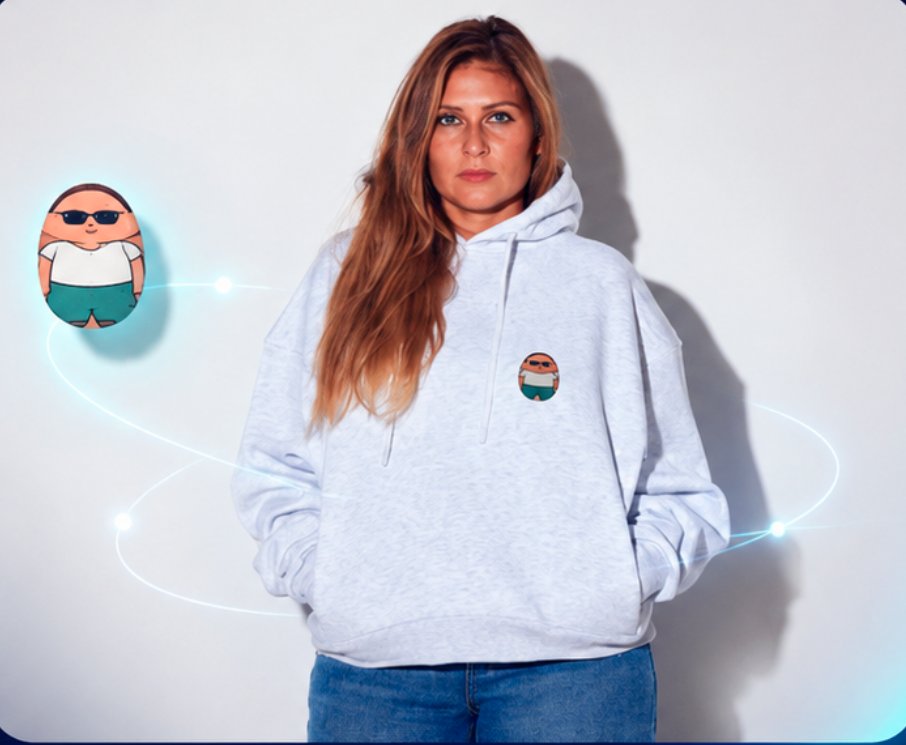 Felpa Sassolini con sassolino personalizzato